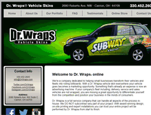 Tablet Screenshot of drwraps.com